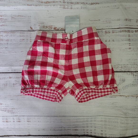 JoJo Maman Bebe Pretty Gingham Shorts - Fuchsia - NEW WITH TAGS - Picture 1 of 2